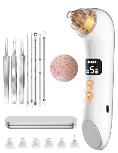 Buktailty WiFi Blackhead Remover with HD Camera & 5 Suction Levels
