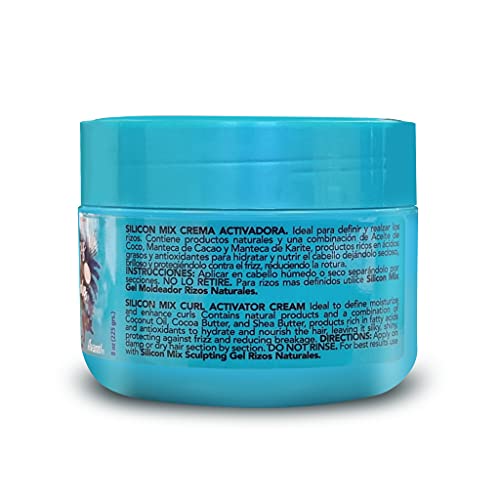 Silicon Mix CURL ACTIVATOR CREAM FOR NATURAL HAIR | RIZOS NATURALES| FOR CURLY AND AFRO HAIR | 8 Oz