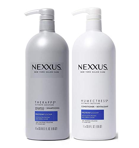 Nexxus Deep Hair Hydration Therappe Caviar Complex 33.8 floz and Humectress Caviar Complex Conditioner 33.8 floz