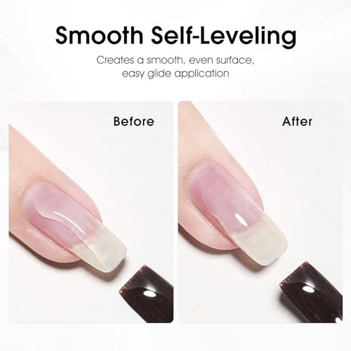 CANNI 6 Pcs Builder Nail Gel Set - Nude Pink Jelly UV LED Extension Gel