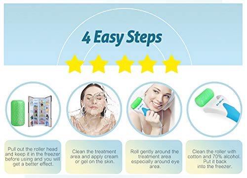 Ice Roller for Face & Eyes | Puffiness & Migraine Relief