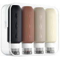 Gemice 6oz Leak-Proof Travel Bottles with Clear Bag - BPA Free