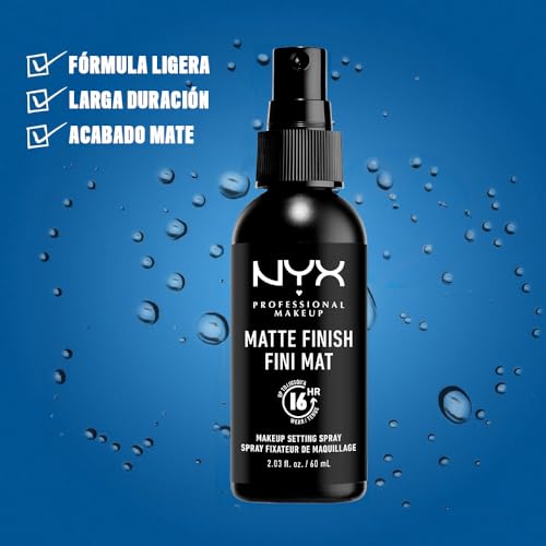 NYX PROFESSIONAL MAKEUP Makeup Setting Spray - Dewy Finish, Long-Lasting Vegan Formula (Packaging May Vary)