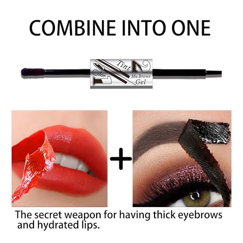 Peel Off Eyebrow Tint & Lip Gloss 2-in-1 Waterproof Set