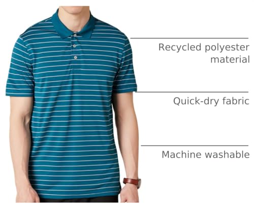 Men's Slim-Fit Quick-Dry Golf Polo Shirt