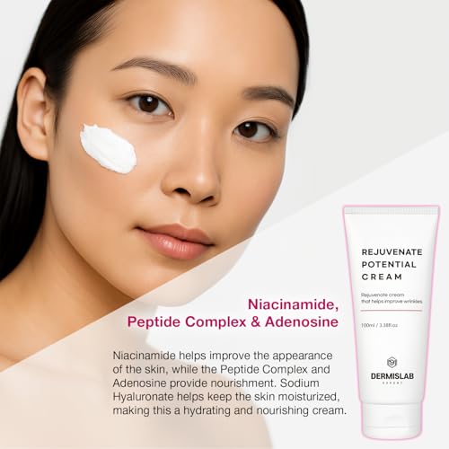 Rejuvenate Potential Cream ? Korean Skincare Collagen & Hyaluronic Acid Firming Hydration Face Cream | 100 ml / 3.38 oz