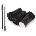 300 Disposable Dual Ended Mascara Wands & Lip Brushes - Black
