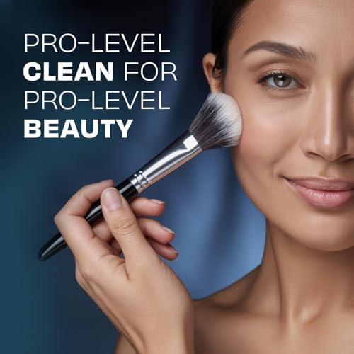Professional Makeup Brush Cleaner - 32 oz Quick-Dry, Rinse-Free