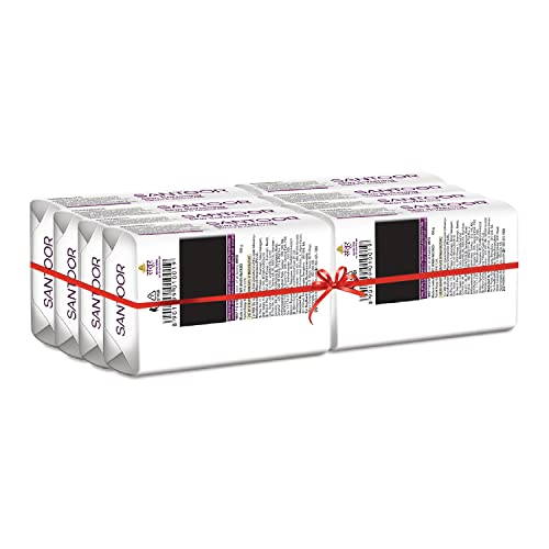 Santoor Soap - Sandal Almond Milk (Pack of 4 X 100g) 300g