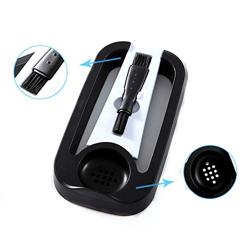 Leprato Electric Razor Holder, Foldable Electric Shaver Stand Base, Electric Shaver Storage Rack Bracket Home Bathroom Accesssories