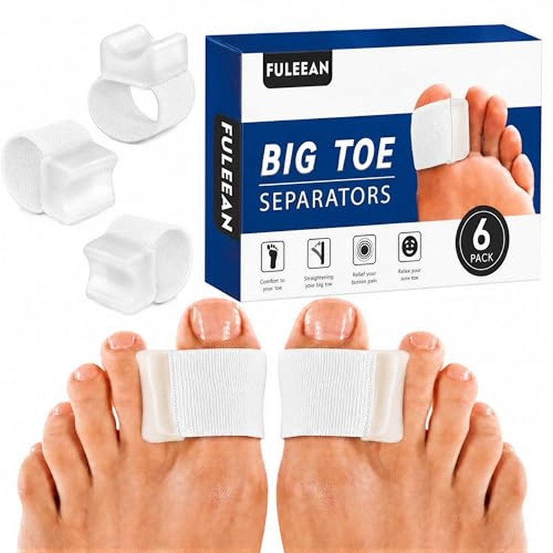 Big Toe Spacers for Bunion Pain Relief & Hallux Valgus Correction