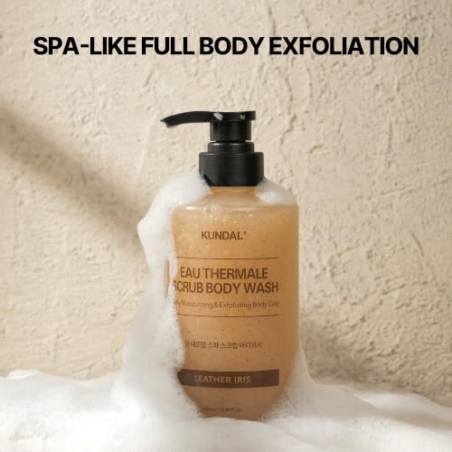 KUNDAL K-Beauty Scrub Body Wash with Walnut & Sea Salt
