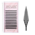 Anime Lashes Premade Fan D Curl 0.07 8-15mm Mix