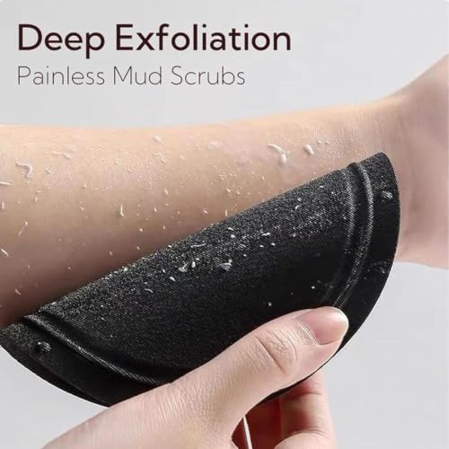 Exfoliating Bath Scrubber Gloves (2-Pack) – Rubber Scrub Pads