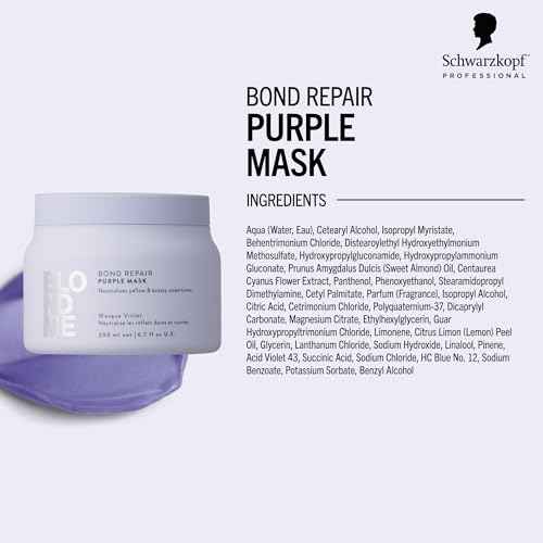 BlondMe BOND REPAIR Purple Mask