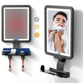 Heated Anti-Fog Shower Mirror 9.5x8" LED Dimmable Shaving