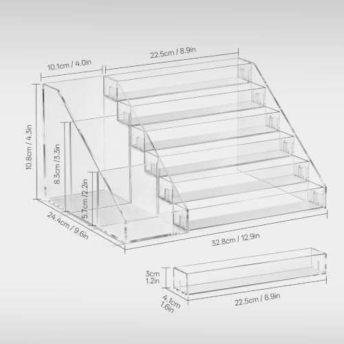 HBlife 6-Tier Nail Polish Organizer with Tool Storage