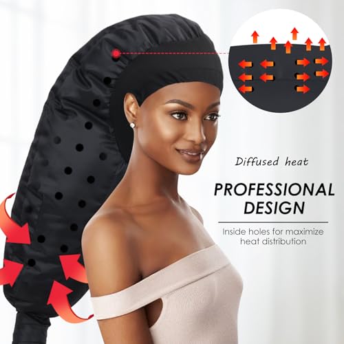 Extra Large Hair Dryer Bonnet Attachment - Fast Drying Hood