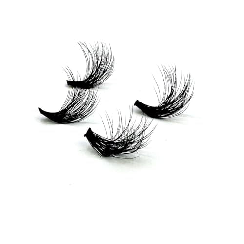 HBZGTLAD 280 Bundles 50D/60D/80D/100D/110D/150D Mink Eyelashes 0.05mm/0.07mm Thin Eyelash extension 3D Russia Volume Individual Eyelash Cluster Makeup (100D CC Curl-0.07mm10mm-20mmMIX)