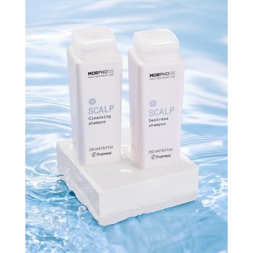 Framesi Morphosis Scalp Cleansing Shampoo, Cleanses Hair and Scalp, Clarifying, Removes Buildup, Natural Ingredients, Color Safe