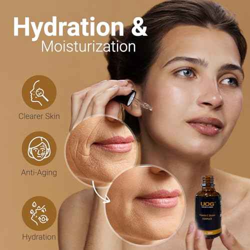 UOG (United One) Super Vitamin C Face Serum - Anti-Aging, Hydrating & Firming Formula, Lifts & Firms Face, Neck, Jawline, Reduces Dark Spots, Fine Lines, Wrinkles, Even Skin Tone.1 Fl Oz - Pack of 3