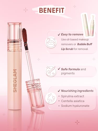 SHEGLAM Fall In Line Peel Off Lip Liner Stain - Bare Blush
