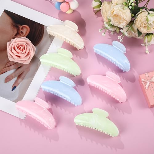 Knitgrip 20 Pcs Large Acrylic Hair Claw Clips, 4.1 Inches