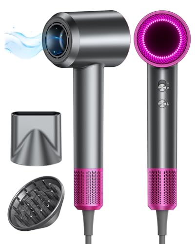 Ionic Hair Dryer 160000RPM Fast Drying with Diffuser