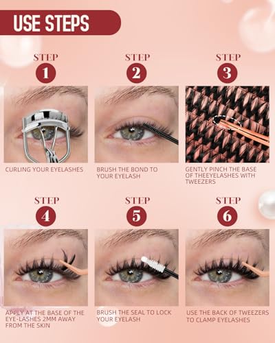 Higu Clace Manga-Lash Clusters - D Curl 10-16mm DIY Lash Extensions Kit