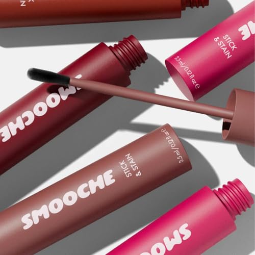 Smooche Peel-Off Lip Stain Tint – Waterproof, 12-Hour Wear, Mauve Berry