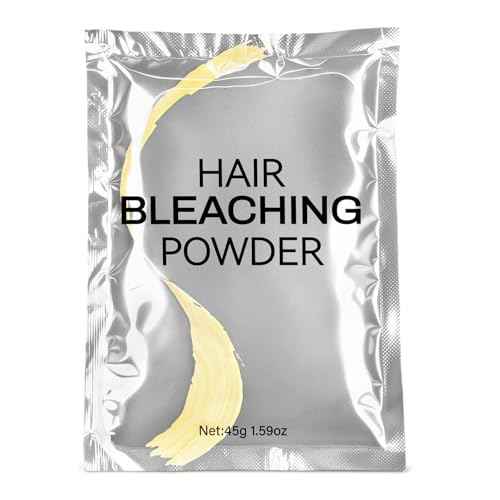 Hair Bleach Powder,High Performance Up to 8 Levels of Lift for Hair Highlights & Lightening(45g/1.59oz)