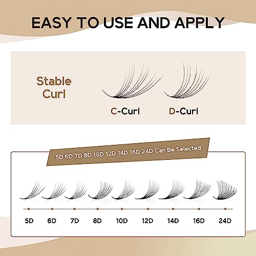 Premade Lash Fans 10D Volume Extensions 600 Pack