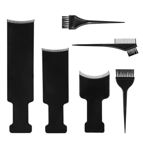Lusofie 6-Piece Balayage Board & Brush Kit for Hair Coloring