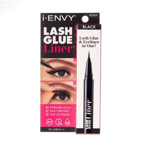 Kiss I Envy Lash Glue Liner Black 0.02 Ounce
