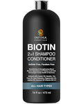 Biotin 2-in-1 Shampoo & Conditioner for Men & Women, 16 fl oz