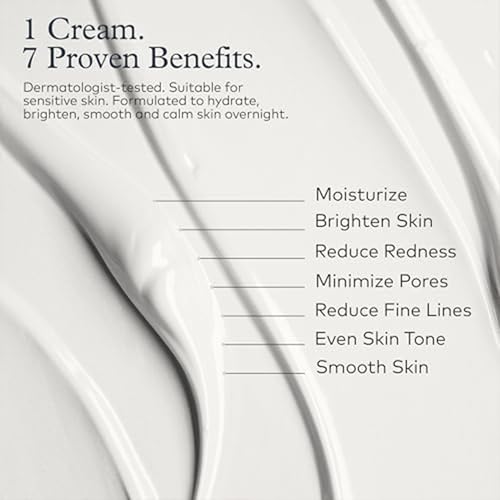 Onekind Night Moisturizer for Face, Hydrating Dream Cream for Wrinkles, Night Cream for Women Anti Aging with Squalane, Rosehip & Shea Butter for Dry & Sensitive Skin ? 1.7 oz