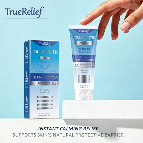 Folliculitis Relief Cream - Gentle Post-Shave Moisturizer for Men & Women - 4.23 oz