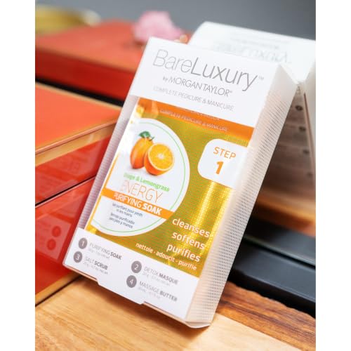 Morgan Taylor BareLuxury 4-Step Mani & Pedi Spa Pack - Orange & Lemongrass