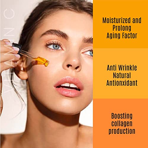 Organic 20% Vitamin C Serum for Face ? Natural Anti-Wrinkle Serum with Hyaluronic Acid & Vitamin E ? Anti-Aging Moisturizer for Fine Lines, Dark Spots & Hyperpigmentation ? 2 Fl oz