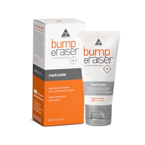 Medi Paste 1.0 fl oz ? Concentrated Overnight Spot Treatment for Ingrown Hairs, Razor Bumps & Pimples | No Harsh Alcohol | Made in Australia