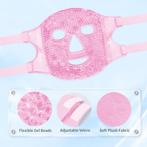 Cold & Hot Gel Bead Eye Mask – Dark Circles & Puffiness Relief