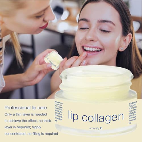 Lip Collagen with Peptide & Stem Cell Complex, Lip Balm for Dry Lips, a Lip Moisturizer for Lip Care and Lip Treatment