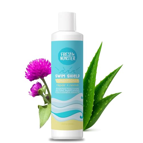 Fresh Monster Swim Conditioner for Kids ? Post-Swim Hydrating Conditioner Repairs Chlorine & Salt Water Damage ? Sulfate-Free, Tear-Free, Moisturizing Hair Care for Swimmers, 8.5 oz