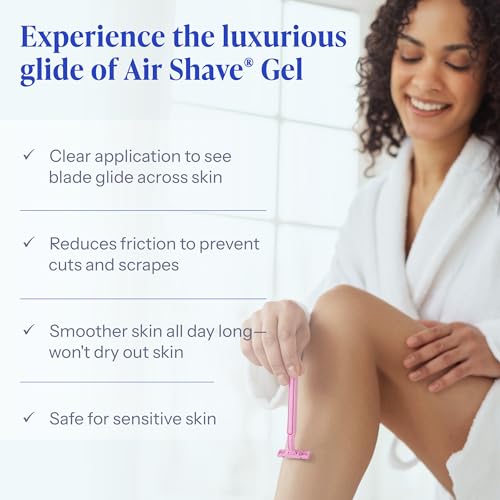 Hydrating Shave Gel for Sensitive Skin - Friction-Reducing & Moisturizing, 8 Oz