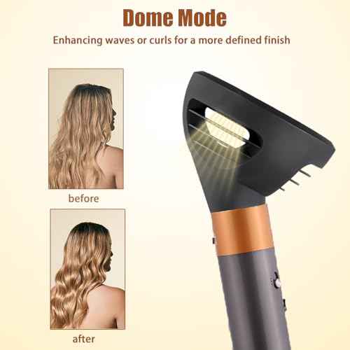 Wave Curl Diffuser for Dyson Airwrap, Two Airflow Dome or Diffuse Modes for Airwrap Styler HS01 HS05 HS08, Hair Diffuser Attachment for Curl Wave Coily Hair