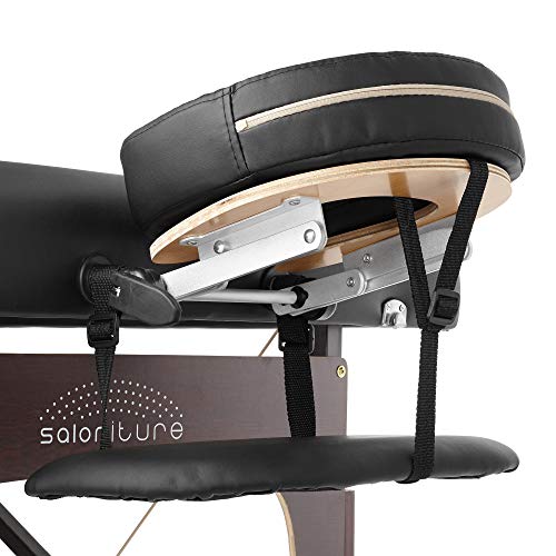 Saloniture Professional Massage Table with Memory Foam
