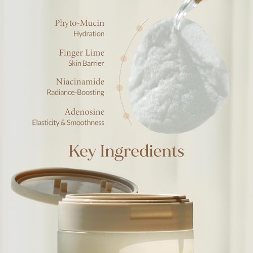 LU¡¯PIUM Extreme Vital Ampoule Pads ? 80 Vegan Triple-Layer Face Pads for Sensitive Skin, Deep Hydration & Barrier Repair | Calming & Soothing Korean Skincare