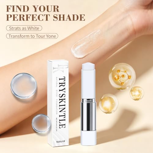 Color-Changing Foundation Stick with Brush - All Skin Tones