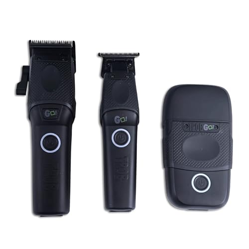 TPOB Blackout Professional Barber Clippers Set with Trimmer