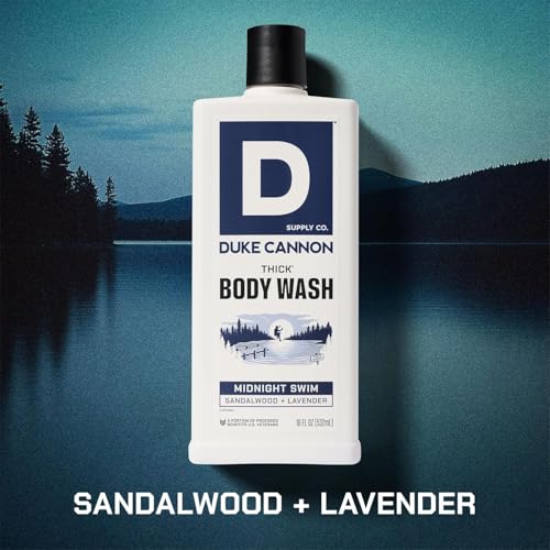 Duke Cannon Thick Body Wash for Men - Midnight Swim 18oz